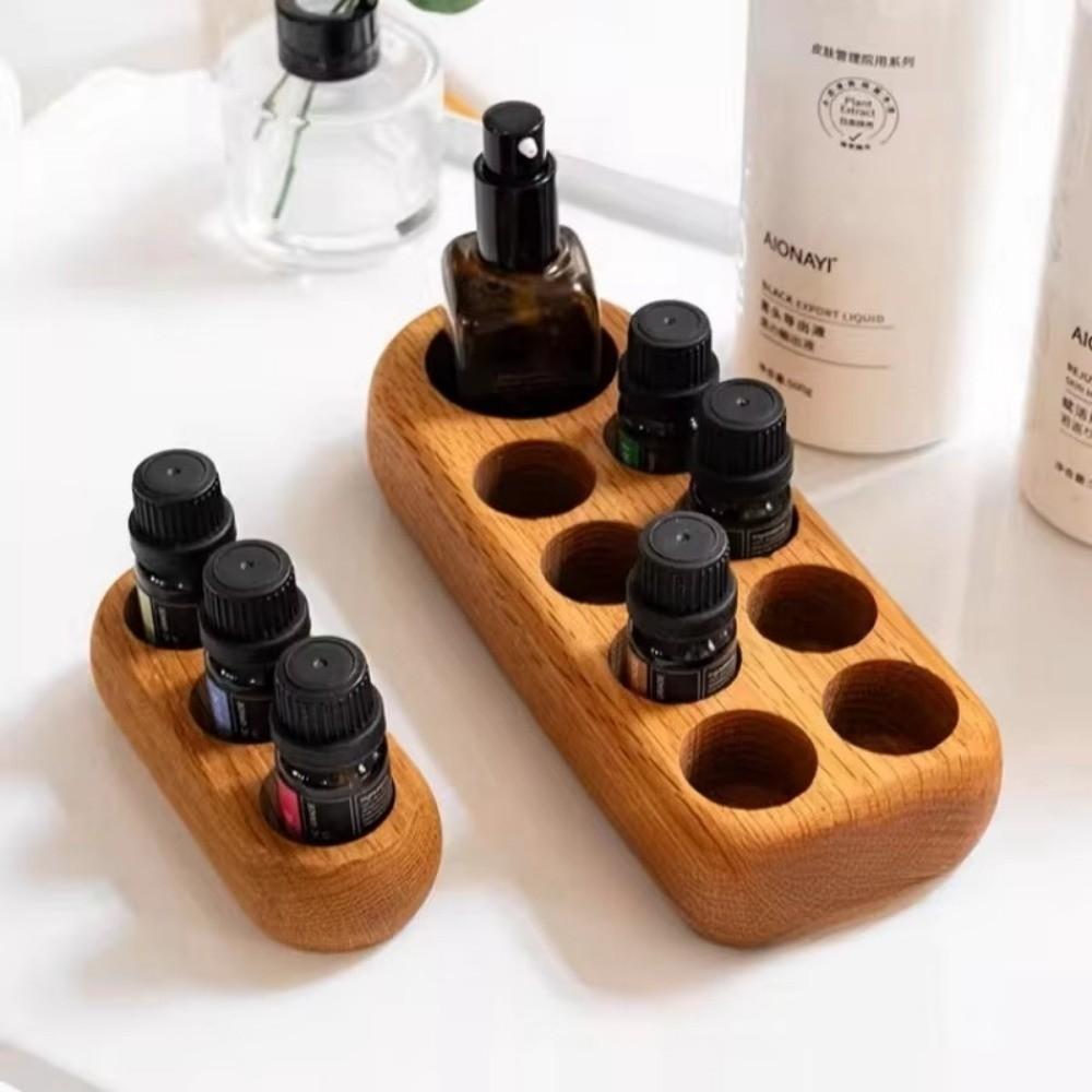 Portable Storage Shelf Wood Desktop Display Rack Household Display Stand  For Beauty Salon