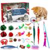 Pet Surprise Box Christmas Countdown Advent Calendar - 12/24 Days Cat Toy Blind Box Cats Accessories