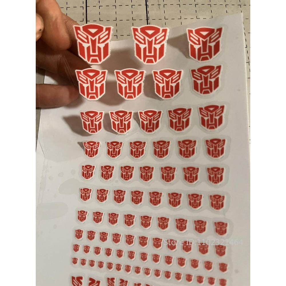 Decepticons Autobots G1 Çıkartmaları 45+ Sembol Çıkartma Özel Kendin Yap Sahne Aksesuarları Dekorasyon Araba Çıkartması