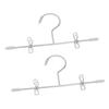 5PCS 75mm/120mm Doll Clothes Hangers Metal Mini Trouser Sock Clips Toy Miniature Hanger  Dollhouse