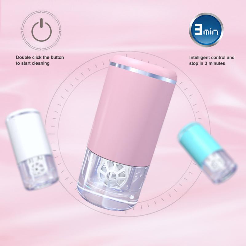 Portable Contact Lens Cleaner Automatic Cleaning Machine USB Charging Fast Vibration Washer Lenses Cleaning Tools Travel Set