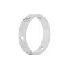 Gucci Icon Star Silver Gold Plated Matte 18K White Gold Ring Unisex rings 607339-J8502-9000