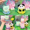 Plush Keychain With Lotus Cartoon Animals For Gift And Decoration