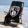 Ultra-Soft Beach Towel with Brooklyn Nets Theme,Ideal for Pool - Camping, Diving - Perfect Travel Essential, Vibrant Beach Towel.