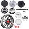 4pcs 3D 68mm 65mm New Car Emblem Wheel Center Hub Cap Auto Rim Refit Dust-proof Badge Covers Sticker Styling Accessories