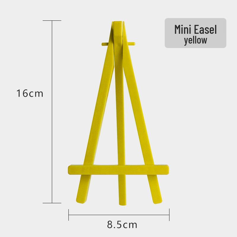 Children's Plastic Mini Easel - Desktop Tripod Photo Frame Display