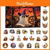 Halloween Ghost Countdown Calendar With 24 Acrylic Hanging Ornaments For Party Decor And Gift