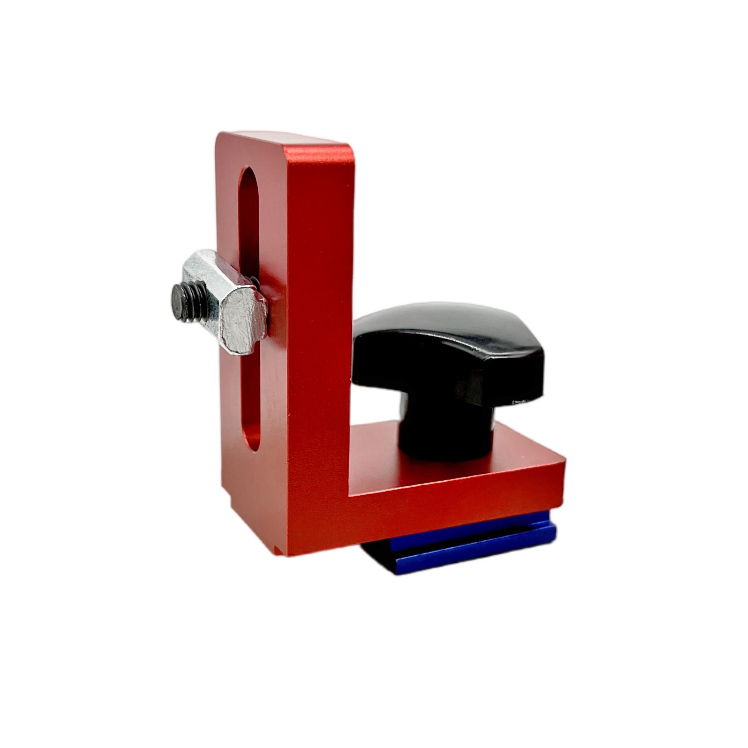 

Miter Track Stop T-Slot T-Tracks Stop Chute Locator Aluminium Alloy Backing Connector for Woodworking Guide Rail Table Saw DIY