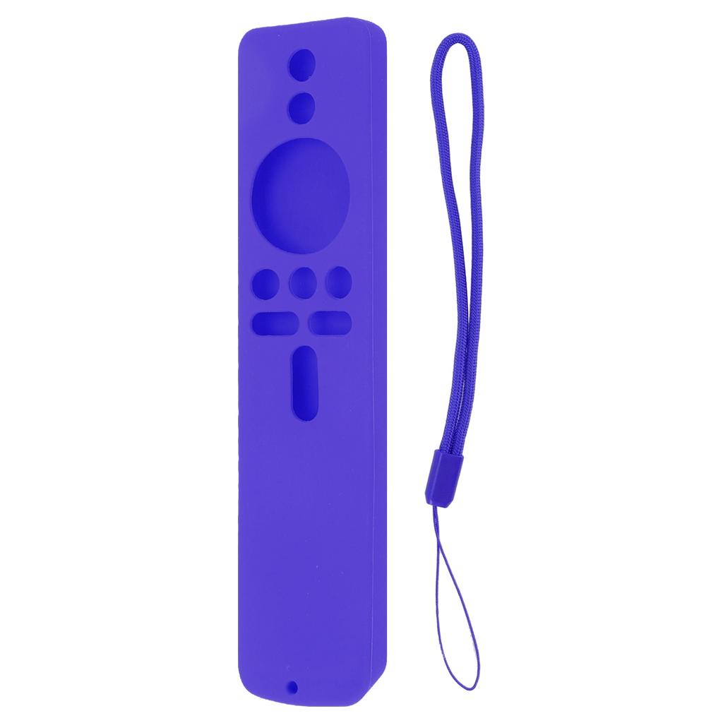 Silicone Protective Cover for Xiaomi TV Stick 4K Anti Slip Remote Control Case with Lanyard