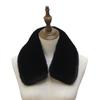 1Pc Thicker Warm Fluffy Faux Fur Scarf Leather Collar Women Shawl Winter