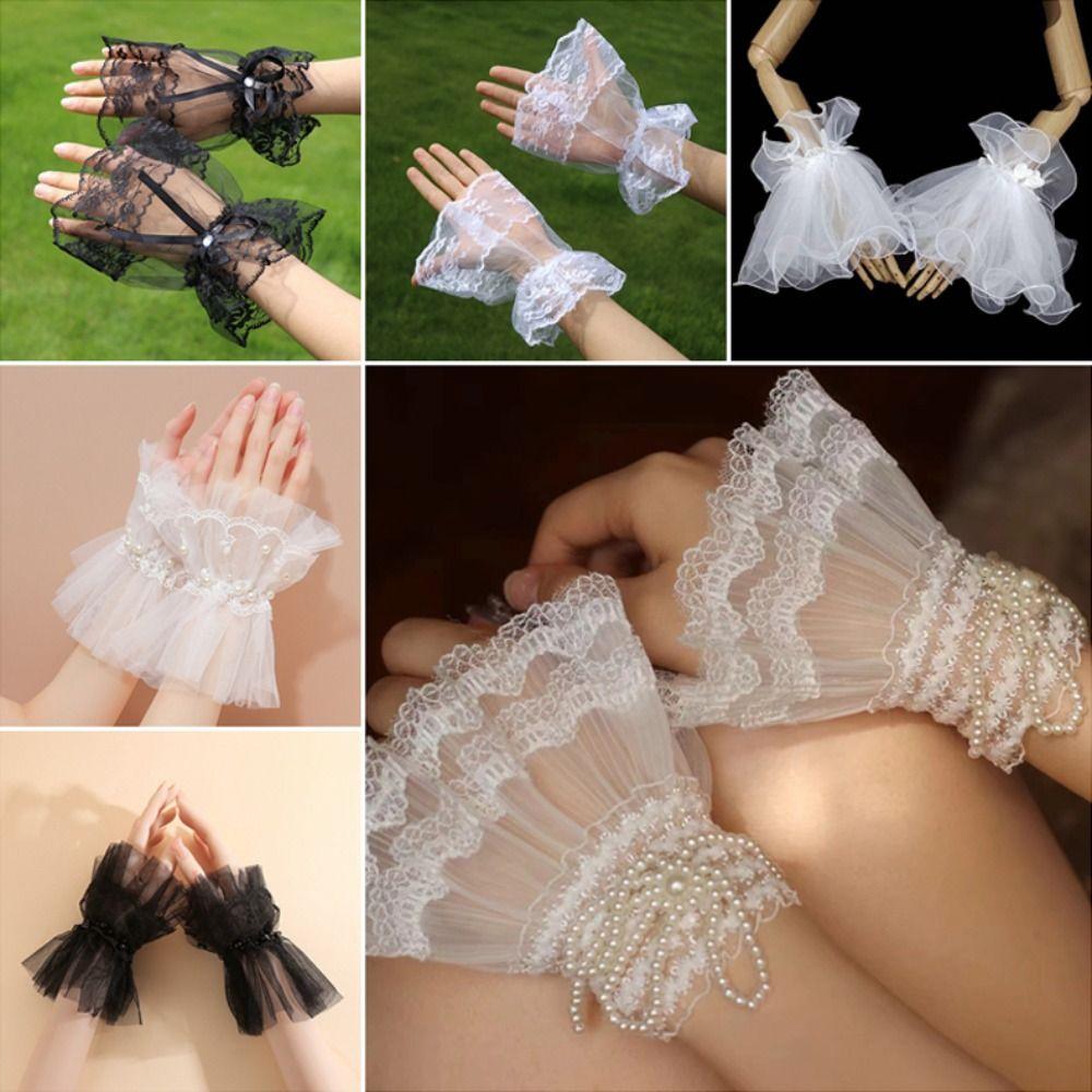 Detachable Detachable Sleeves Cuffs Comfortable Fake Sleeves Cuffs  Stage Performance