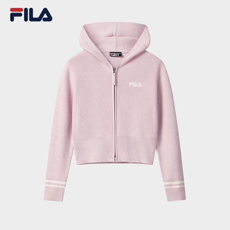 FILA Women's Casual Hooded Zipper Knit Cardigan
