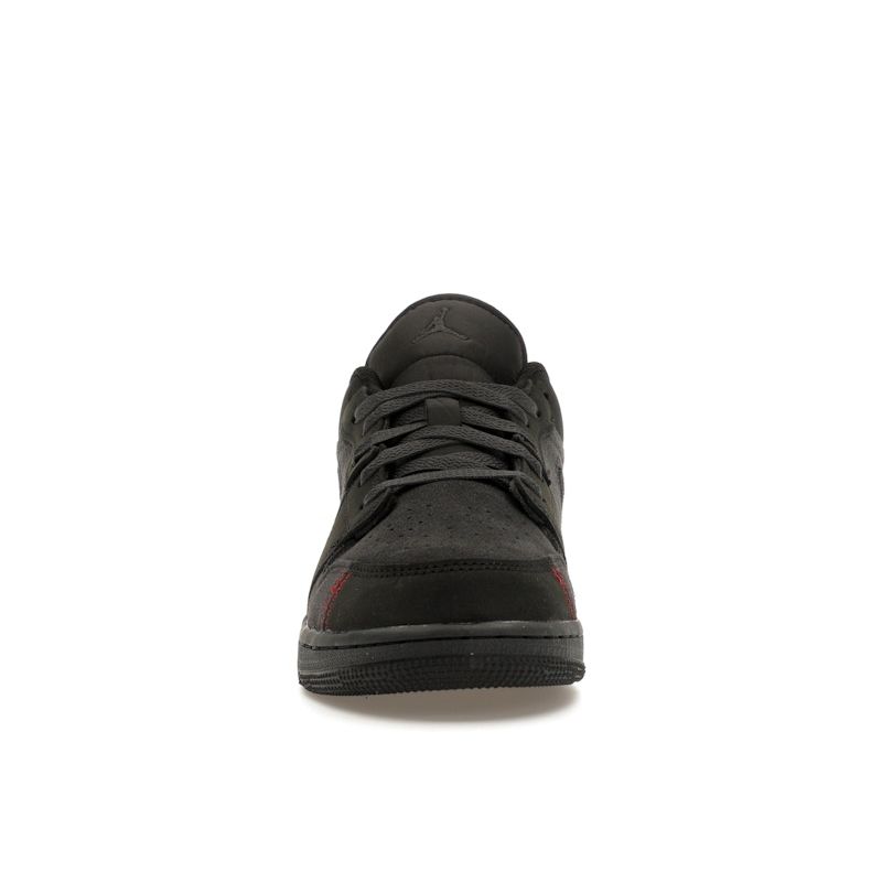 Air Jordan 1 Low SE Craft Dark Smoke Grey Varsity Red Black FQ7757-001