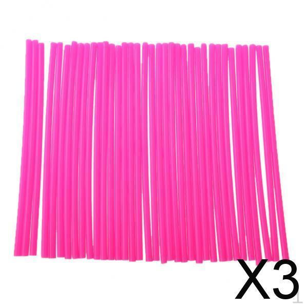 

3x36 Штук Универсальные Мотокросс Обода Колеса Спицы Обертки Скины Чехол Розовый