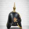 Handmade German Pickelhaube Helmet Brass Leather WWI Spiked Costume Gift