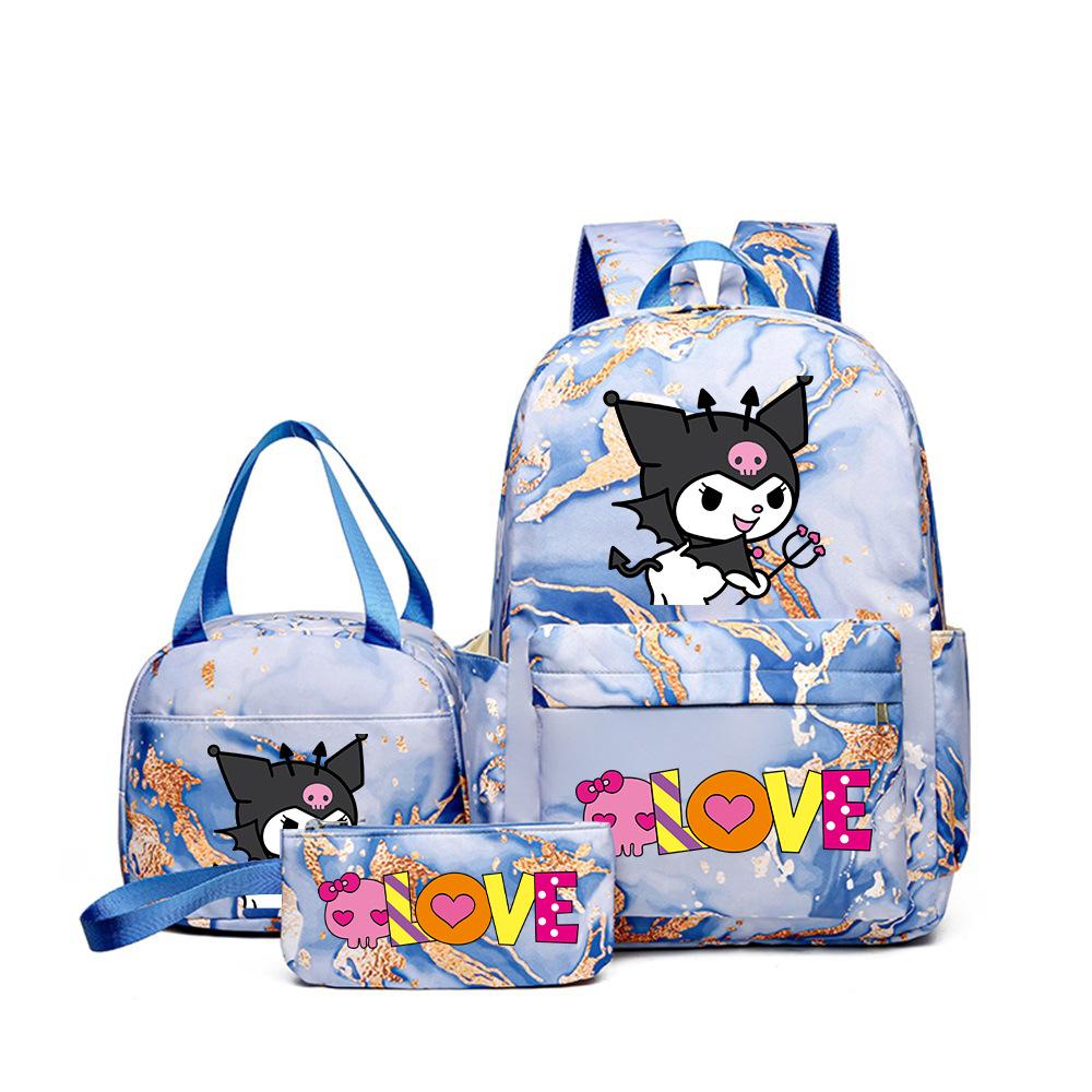 Student Schoolbag Cartoon Cute Large Capacity Backpack Lightweight Waterproof Middle School Student Backpack