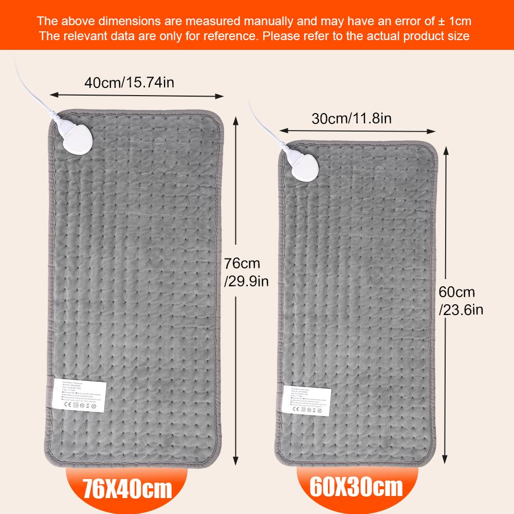 Electric Heating Pad Heat Mat with 2M Line Hot Compress Body Warming Thermal Mat for Abdomen Hand Thermal Mat Winter Warmer