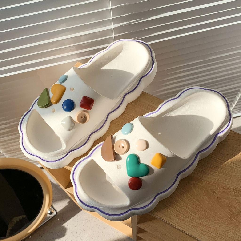 2024 Lightweight Platform Slippers Women Super Soft Non Slip Beach Flip Flops Woman Comfort Couples Indoor Slides Shower Shoes