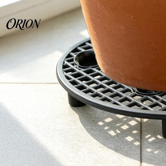 Durable Plant Risers 6Pcs Pot Risers, 8 Inch Round Plastic Bases Elevator Stands, Feet for Indoor Outdoor Flower Pots Lifters