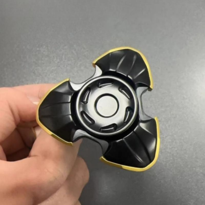 

Apen Armor Fidget Spinner Metal Hand Fingertip Spinning Top Tip Rotating EDC Office Desk Stress Relief Toy Anti Anxiety Autism чорний