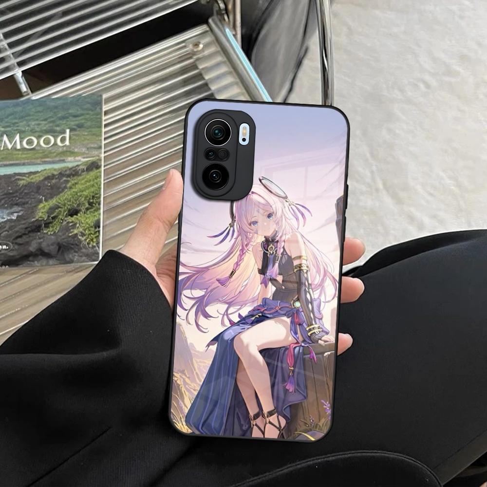Genshin Impact Game Citlali Phone Case for Xiaomi Redmi Note 14 13 12 11 Ultra Pro Lite 5G Toughened Glass Cover