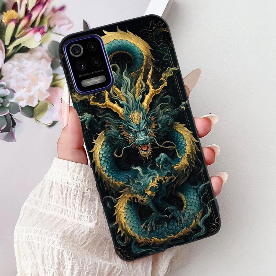 For LG K52 K62 2020 Case LM-K520 LM-K525 Stylish Love Heart Painted Cover Soft TPU Phone Case For LG K62 K 52 LGK52 LGK62 Fundas