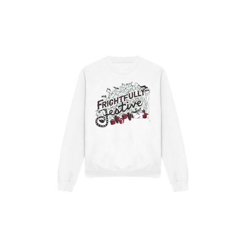 The Nightmare Before Christmas Unisex Adult Frightfully Festive Holiday Sweatshirt
