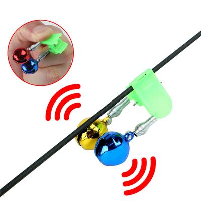 10 Pcs Plastic Fishing Bell Clip Fishing Rod Alarm with Dual Alarms