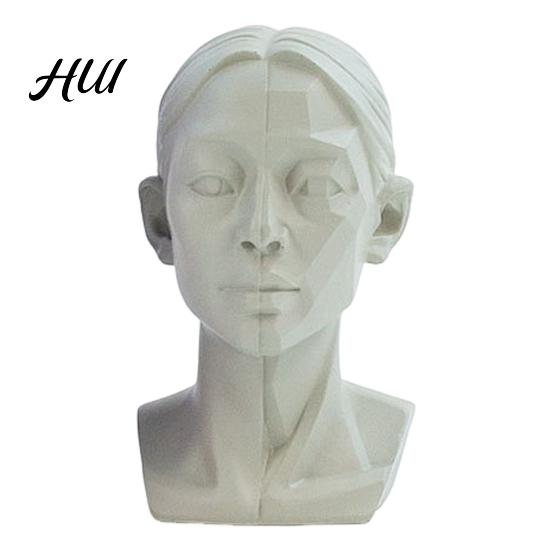 Human Anatomy Teaching Tool Generic Planar Head Model for Drawing Resin Skull Sculpture with Accurate Detailed Muscle Structure Art Study Sketching
