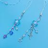 Cute Bowknot Phone Charm Acrylic Star Pendant Keychain Ornament Bag Accessory