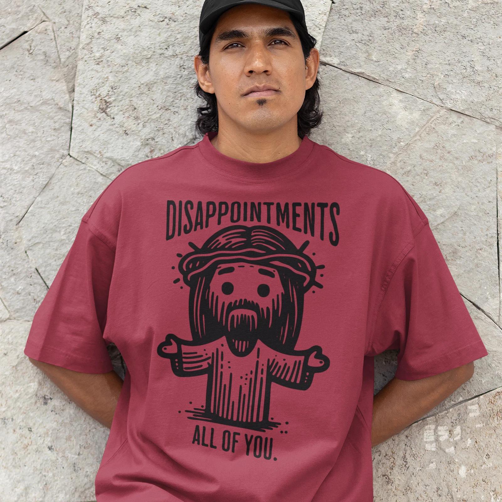 Disappointments All Of You Jesus T-shirt | Funny Religious Graphic Tee 3XL