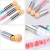 Double Head Nail Art Sponge Gradient Pen With Replacement Heads