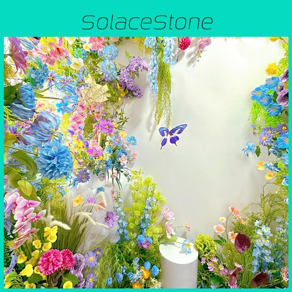 Chime Hydrangea Wind Lily Artificial Flower Wedding Party Home Gift Decoration