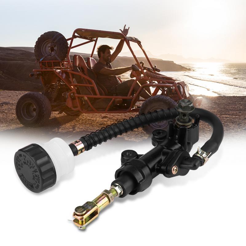 Motorcycle Rear Foot Brake Hydraulic Master Cylinder Pump Reservoir For Suzuki GSXR 600 750 1000 1100 GSX1300R