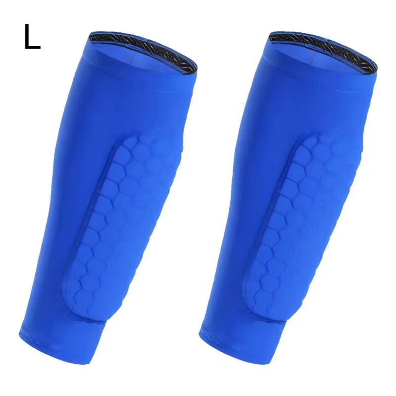 

Sports Shin Splints Protection Sleeve with Honeycomb Pad Soccer Calf Protection Ski for Trail Running Leggings And Football Sock