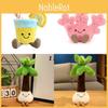 Juice Coconut Tree Coral Shaped Plush Toy Soft Material Romantic Gift Decoration