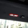 Car Rear Reading Light Lamp Cover Trim For Ford F150 15 - 20 Accessories Red ABS