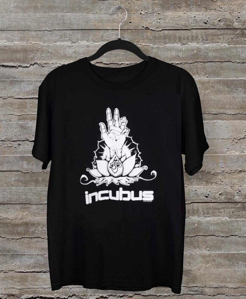 

2001 Incubus Band Short Sleeve Cotton Black All Size T-Shirt VC1130 Unisex T-Shirt XXXXL
