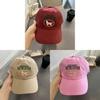 Animal Pattern Cotton Baseball Cap With Wide Brim For Casual Daily Wear And Spring Use