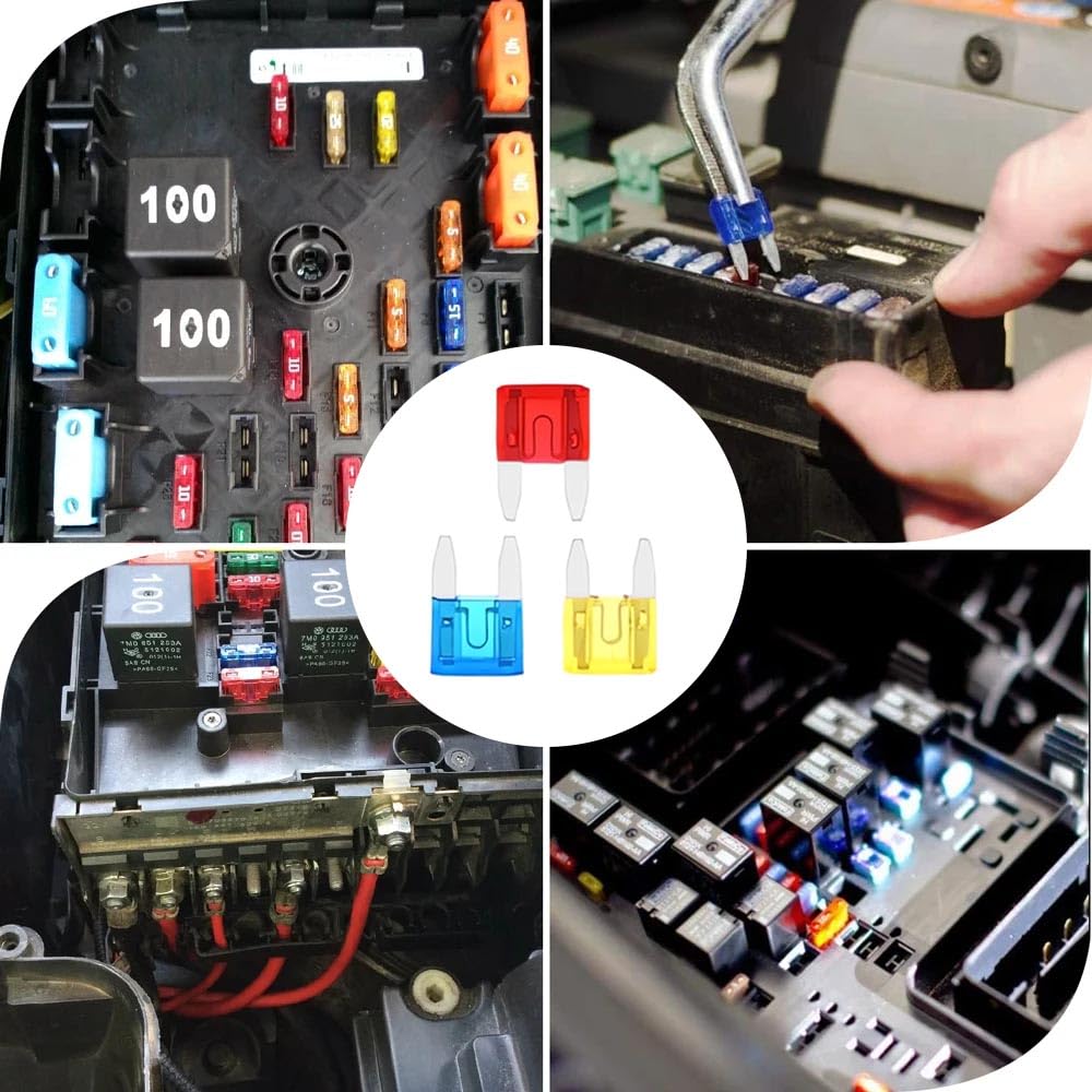 Fuse Holder 16AWG 10pcs Fuse Box Fuse Clip Flat Waterproof Dustproof 30 Fuse