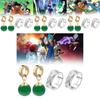 Collezione di Gioielli di Dragon Ball Super Goku Black Con Orecchini e Anello Per Appassionati di Anime