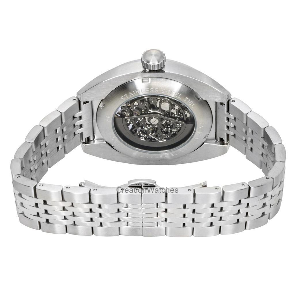 Ingersoll The Wrangler Stainless Steel Black Skeleton Dial Automatic I16901 Men's Watch