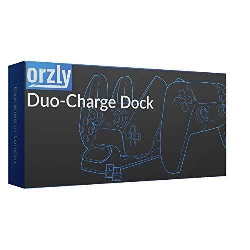 Chargeur - ORZLY - Duocharger PS5 - USB-C - Compatible avec DualSense - Station de chargement