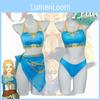 Legend Of Zelda Kingdom Tears Link's Cosplay Swimsuit Bikini For Halloween And Games