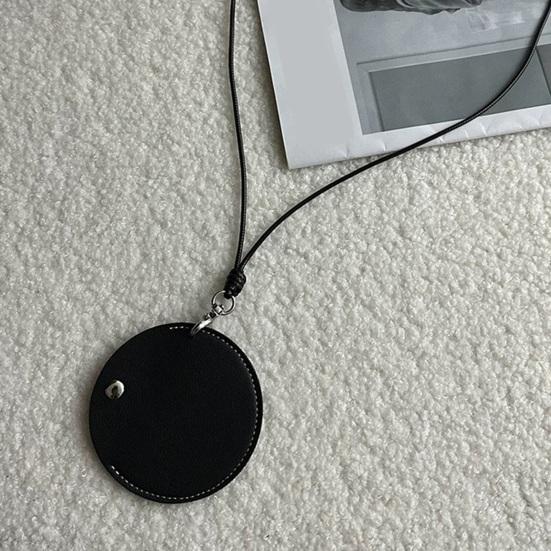 Подвесной шейный мешочек из искусственной кожи для монет — фото 5