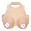 Silicone Breast Form Halterneck Type Artificial Fake Boobs for Mastectomy Crossdresser E Cup