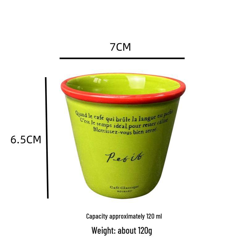 Korean-Style Ceramic Handheld Cup: Stylish and Functional for Office, Dorm, or On-the-Go Use