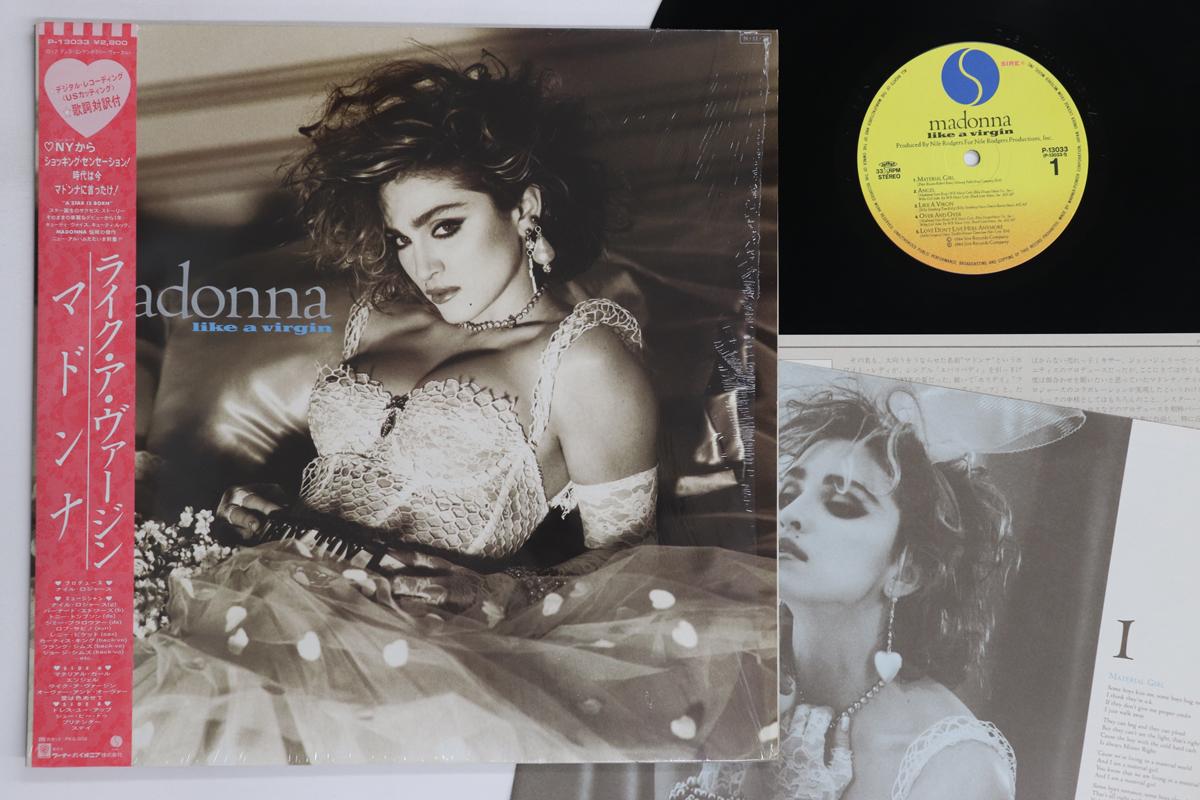

LP Record MADONNA - Like A Virgin P13033 SIRE 1984 Japan Obi Pop Used