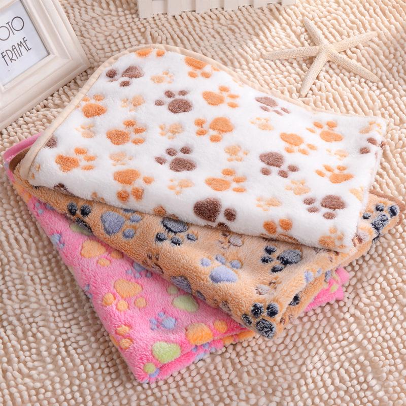 Autumn & Winter Warm Coral Fleece Dog Blanket