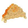 European Style Metal Paper Dispenser Desktop Ornament Gold Tissue Box Napkin Holder  Coffee Shop